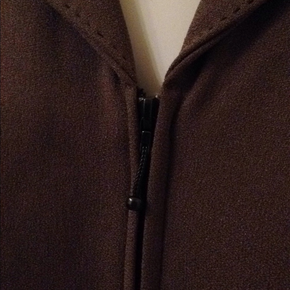 ♦️SOLD♦️ZELDA blazer. Brown/Black. Size 6. - Picture 3 of 8